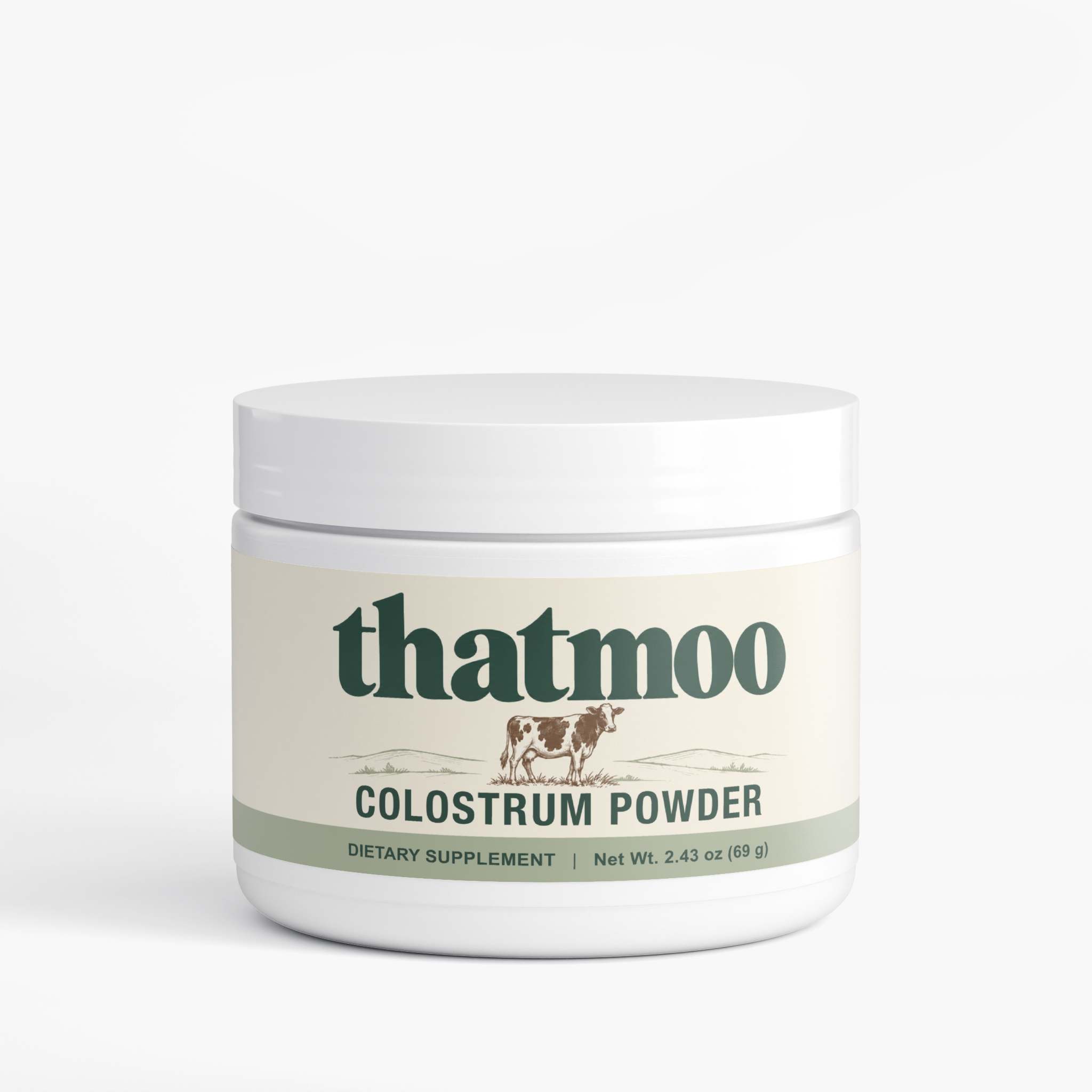 ThatMoo Colostrum Powder supplier render